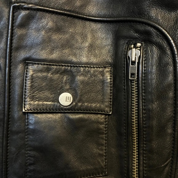 Master Supply Co Genuine Leather Unisex Jacket Sz S - Picture 13 of 16